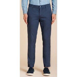 Mason Em’s New York Chino Size 42/36 Pants NWT Italian 58 Navy Men's $223